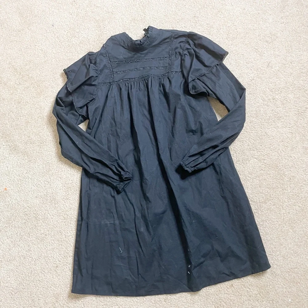 Wild Fable cottagecore style black ruffle dress - Picture 1 of 6